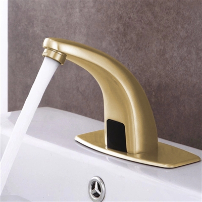 Motion Sensor Waterfall Faucet Bathroom Sink